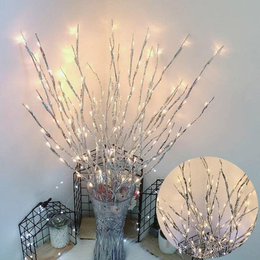 5pcs Simulation Tree Branch 20 LED Light String Decorations
